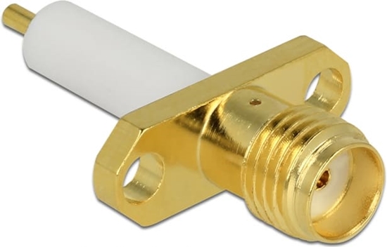 Picture of Delock SMA jack panel-mount 2 prepunched holes for mounting