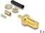 Attēls no Delock SMA male bulkhead for crimping RG-174 / RG-316 with matching shrink tube