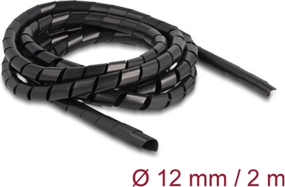Picture of Delock Spiral Hose flexible 2 m x 12 mm black