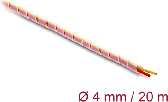 Picture of Delock Spiral Hose silicone 4 mm diameter 20 m transparent