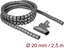 Изображение Delock Spiral Hose with Pull-in Tool 2.5 m x 20 mm grey