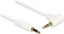 Attēls no Delock Stereo Jack Cable 3.5 mm 3 pin male > male angled 2 m white