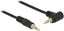 Picture of Delock Stereo Jack Cable 3.5 mm 3 pin male > male angled 3 m black