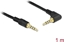 Изображение Delock Stereo Jack Cable 3.5 mm 4 pin male > male angled 1 m black