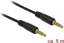Attēls no Delock Stereo Jack Cable 3.5 mm 5 pin male to male 5 m black