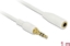 Attēls no Delock Stereo Jack Extension Cable 3.5 mm 3 pin male to female 1 m white