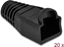 Attēls no Delock Strain relief for RJ45 plug black 20 pieces