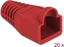 Picture of Delock Strain relief for RJ45 plug red 20 pieces