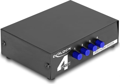 Picture of Delock Switch Audio / Video 4 port manual bidirectional