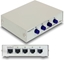 Attēls no Delock Switch RJ45 10/100 Mbps 4 port manual bidirectional