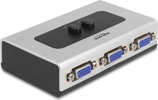 Picture of Delock Switch VGA 2 port manual bidirectional