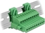 Attēls no Delock Terminal block set for DIN rail 10 pin with screw lock