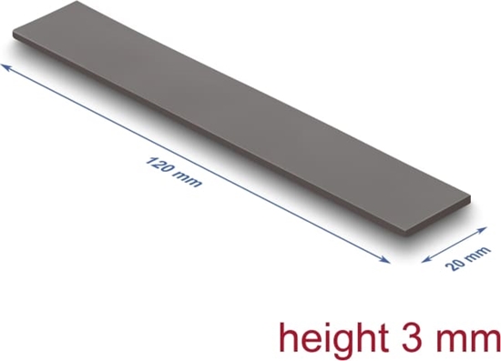 Picture of Delock Thermal Conductive Pad 120 x 20 x 3 mm for M.2 modules 3.0 W/mK