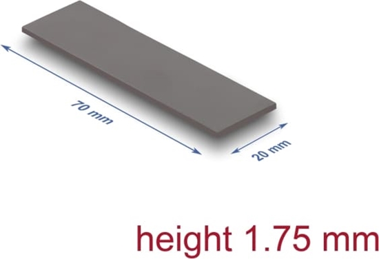 Picture of Delock Thermal Conductive Pad 70 x 20 x 1.75 mm for M.2 modules 3.0 W/mK