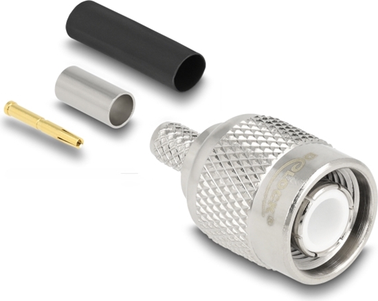 Изображение Delock TNC plug for crimping LMR 200 with matching shrink tube