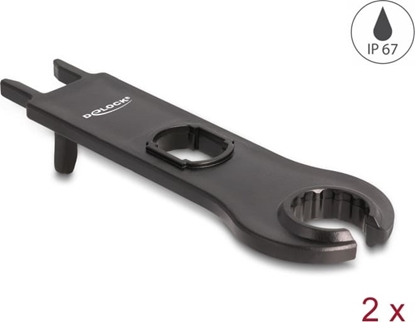 Attēls no Delock Tool for DL4 Cables and Connectors, round, black 2 pcs