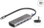 Attēls no Delock USB 10 Gbps 4 Port USB Type-A Hub with USB Type-C™ connector and additional power port