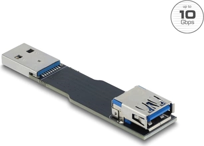 Attēls no Delock USB 10 Gbps Adapter USB Type-A female to male straight