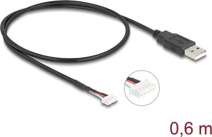 Изображение Delock USB 2.0 Connection Cable for 5 pin Camera Modules 0.6 m