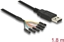 Picture of Delock USB 2.0 to Serial TTL Converter with 6 pin header female separately 1.8 m (5 V)