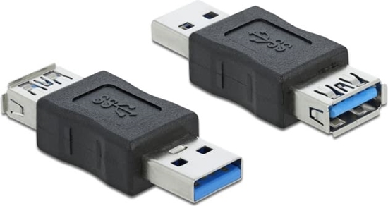 Изображение Delock USB 3.0 Adapter Type-A male to Type-A female Data Blocker