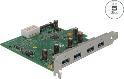 Изображение Delock USB 3.0 PCI Express x1 Card to 4 x external Type-A