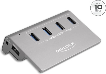 Attēls no Delock USB 3.2 Gen 2 Hub with 4 USB Type-A Ports