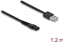 Attēls no Delock USB Charging Cable 5 V for Electric Shavers compatible with MANSCAPED 2.0 / 3.0 series - shaver charger replacement cable 1.2 m