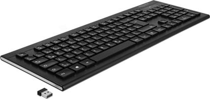 Attēls no Delock USB Keyboard 2.4 GHz wireless black (Water-Drop )