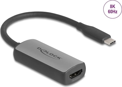 Attēls no Delock USB Type-C™ Adapter to HDMI (DP Alt Mode) 8K 60 Hz with HDR and HDCP
