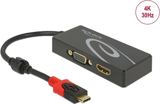 Picture of Delock USB Type-C™ Splitter (DP Alt Mode) > 1 x HDMI + 1 x VGA out