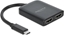 Attēls no Delock USB Type-C™ Splitter (DP Alt Mode) to 2 x HDMI MST / VXP