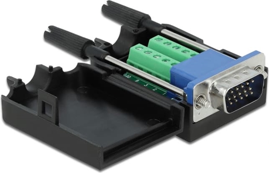 Picture of Delock VGA15 male to Terminal Block Adapter with Enclosure
