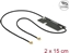 Picture of Delock WLAN 802.11 ac/a/h/b/g/n Twin Antenna 2 x I-PEX Inc., MHF® I plug 3 - 5 dBi 1.13 2 x 15 cm PCB internal self adhesive