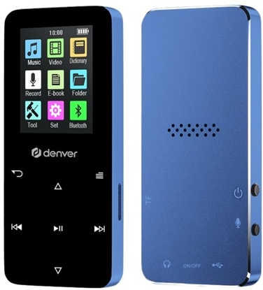 Изображение Denver Odtwarzacz MP4 Denver MP-1830BU BT 1,8" 4GB niebieski