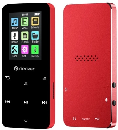 Изображение Denver Odtwarzacz MP4 Denver MP-1830R BT 1,8" 4GB czerwony