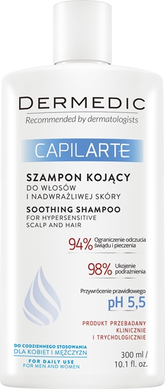Picture of Dermedic DERMEDIC CAPILARTE Szampon kojcy do wosów i nadwraliwej skóry gowy 300 ml