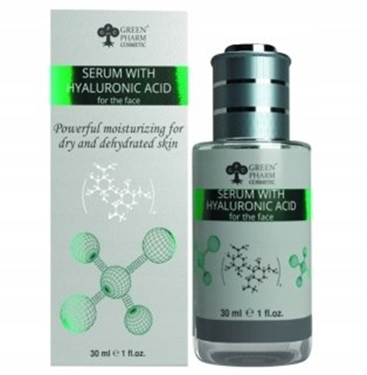 Attēls no DermoFuture GREEN PHARM COSMETICS_Serum With Hyaluronic Acid serum do twarzy z kwasem hialuronowym 30ml