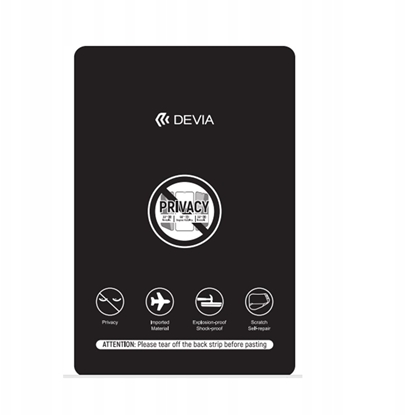 Picture of Devia Zestaw folii anticrash prywatyzujca matowa do maszyny tncej 20szt na smartfony na ekran