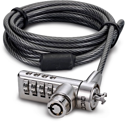 Attēls no Dicota Security Cable T-Lock, combination,keyed 3x7mm slot