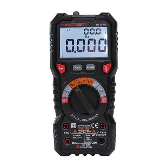 Picture of Habotest Multimetr cyfrowy z latark Habotest HT118A, True RMS, NCV