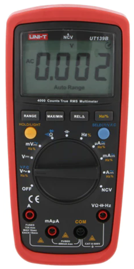 Picture of Digital multimeter;LCD (4000),with a backlit;True RMS