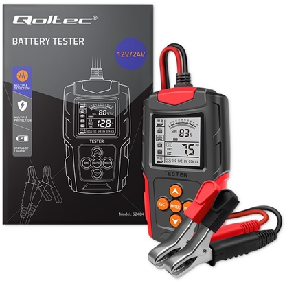 Attēls no Digitālais akumulatora testeris | 12V | 24V | 3Ah–200Ah | LCD
