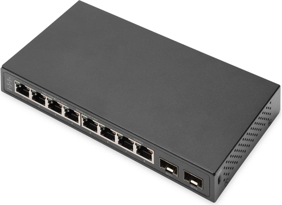 Picture of Digitus 8-Port Gigabit + 2 Gigabit SFP Ethernet, Unmanaged Switch