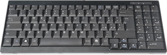 Изображение Digitus Keyboard Suitable for TFT Consoles, Italian Layout