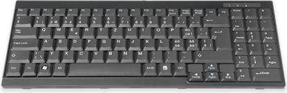 Attēls no Digitus Keyboard Suitable for TFT Consoles, Swiss Layout