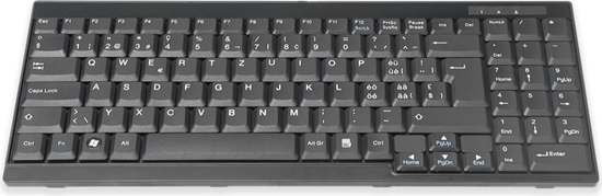 Изображение Digitus Keyboard Suitable for TFT Consoles, Swiss Layout