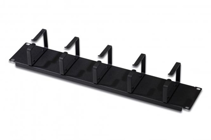 Изображение DIGITUS Rangierpanel 2HE 5x Ringe 85x60mm black