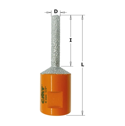 Attēls no Dimanta frēze Cmt 552-506M; M14; D=6 mm; I=35 mm
