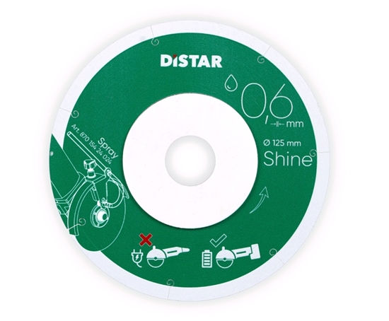 Изображение Dimanta griešanas disks DISTAR 11127457030; 125x22,23x0,6 mm